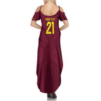 Custom West Indies Cricket Summer Maxi Dress Go Windies Sporty Version
