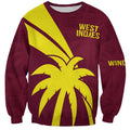 Custom West Indies Cricket Sweatshirt Go Windies Sporty Version
