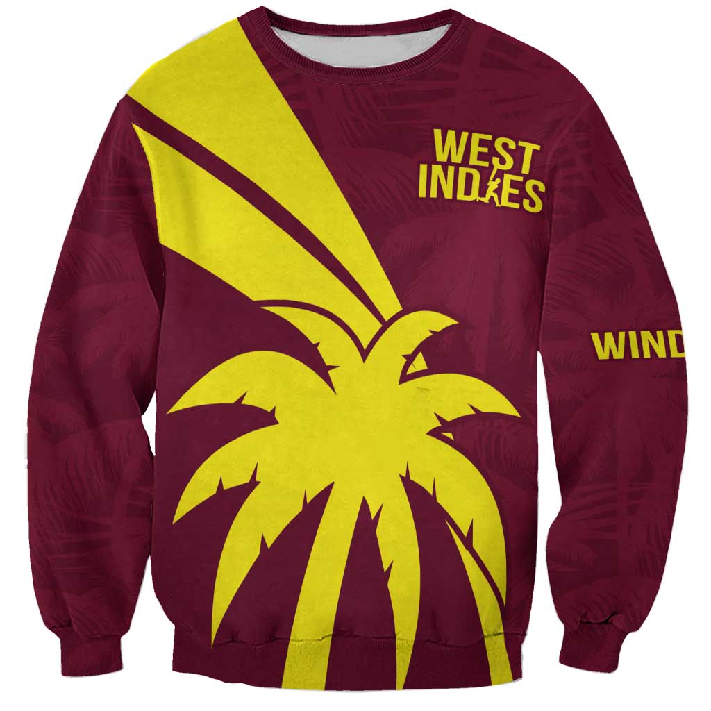 Custom West Indies Cricket Sweatshirt Go Windies Sporty Version