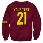 Custom West Indies Cricket Sweatshirt Go Windies Sporty Version