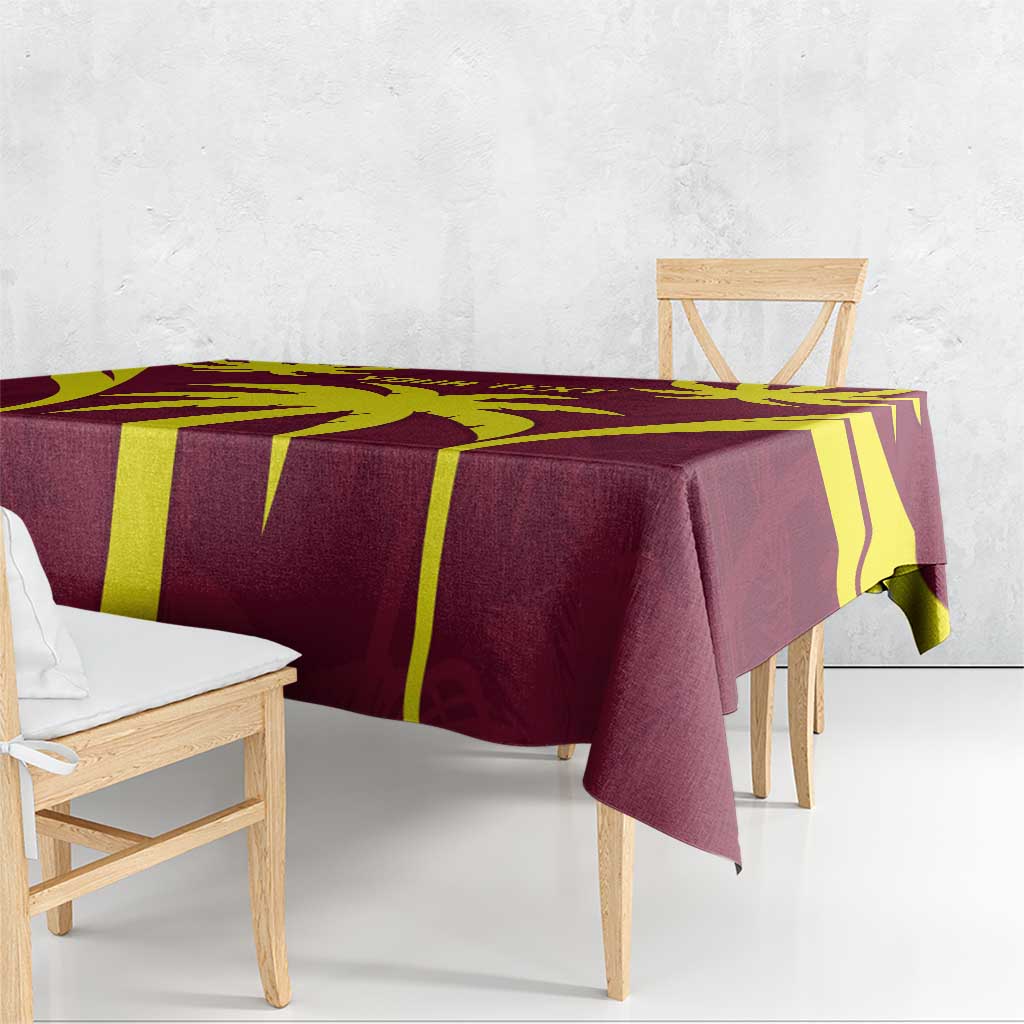 Custom West Indies Cricket Tablecloth Go Windies Sporty Version