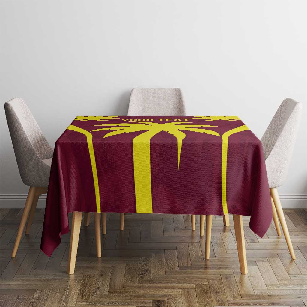 Custom West Indies Cricket Tablecloth Go Windies Sporty Version