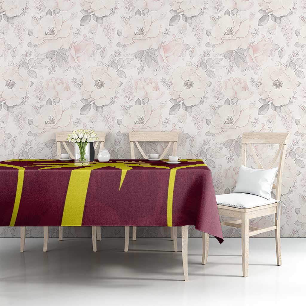 Custom West Indies Cricket Tablecloth Go Windies Sporty Version