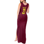 Custom West Indies Cricket Tank Maxi Dress Go Windies Sporty Version