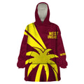 Custom West Indies Cricket Wearable Blanket Hoodie Go Windies Sporty Version