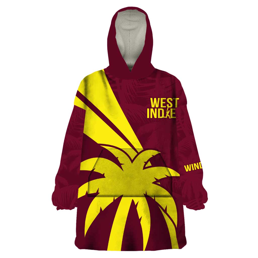 Custom West Indies Cricket Wearable Blanket Hoodie Go Windies Sporty Version
