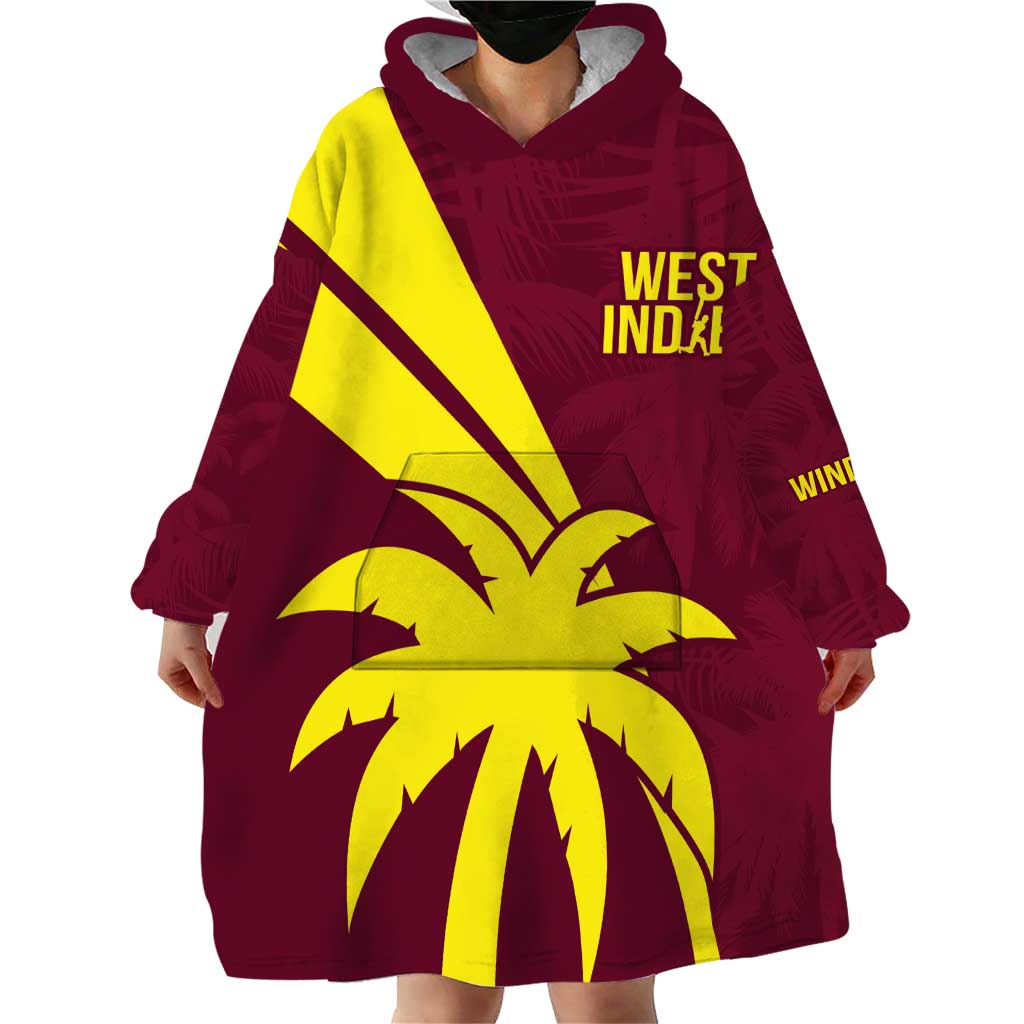 Custom West Indies Cricket Wearable Blanket Hoodie Go Windies Sporty Version
