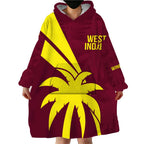 Custom West Indies Cricket Wearable Blanket Hoodie Go Windies Sporty Version