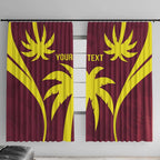 Custom West Indies Cricket Window Curtain Go Windies Sporty Version