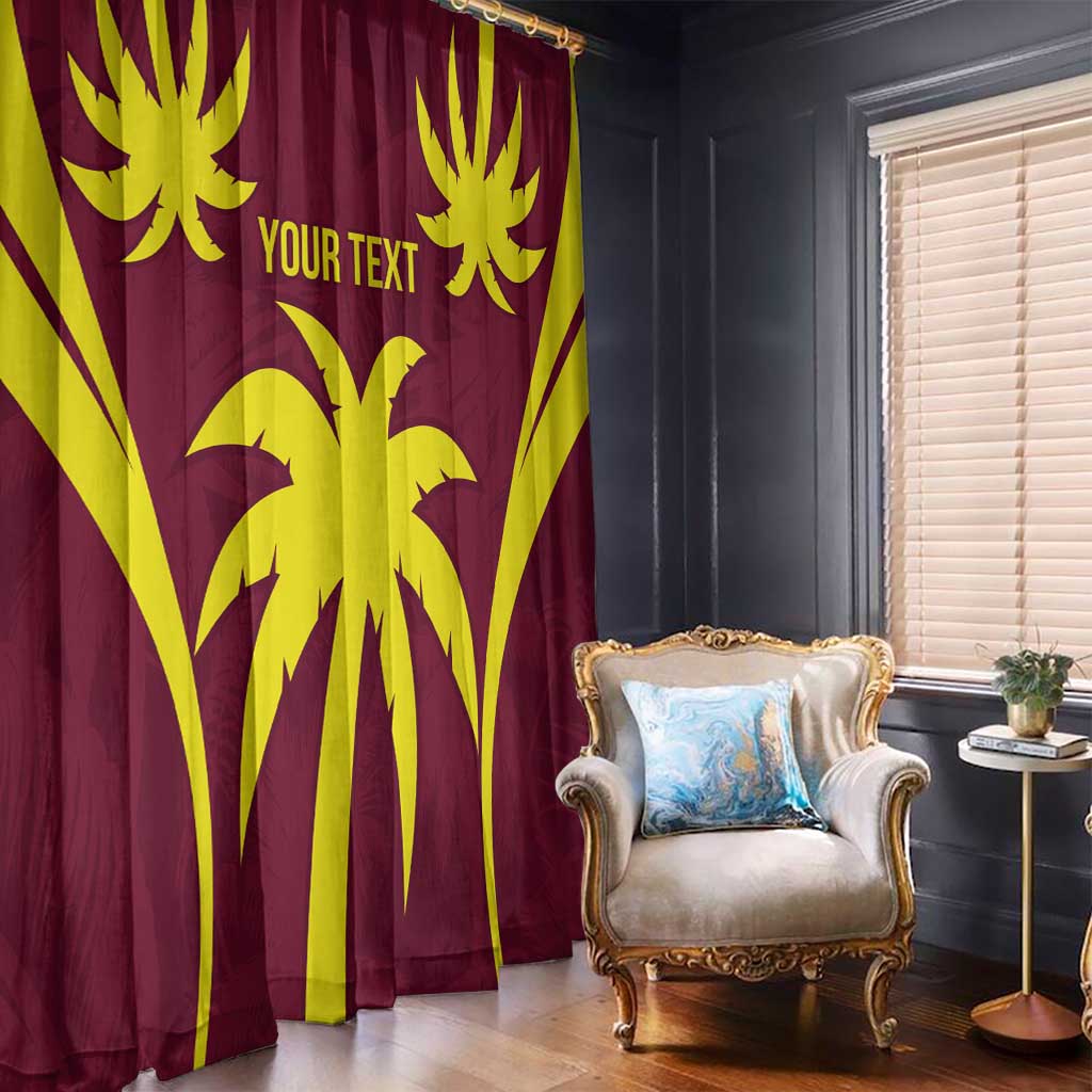 Custom West Indies Cricket Window Curtain Go Windies Sporty Version