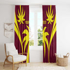 Custom West Indies Cricket Window Curtain Go Windies Sporty Version