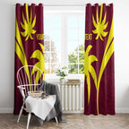 Custom West Indies Cricket Window Curtain Go Windies Sporty Version