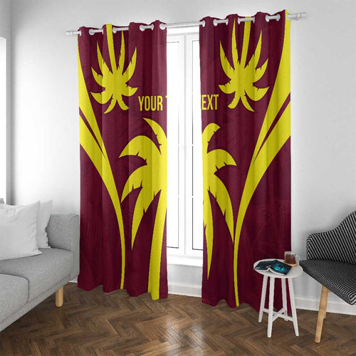 Custom West Indies Cricket Window Curtain Go Windies Sporty Version