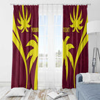 Custom West Indies Cricket Window Curtain Go Windies Sporty Version