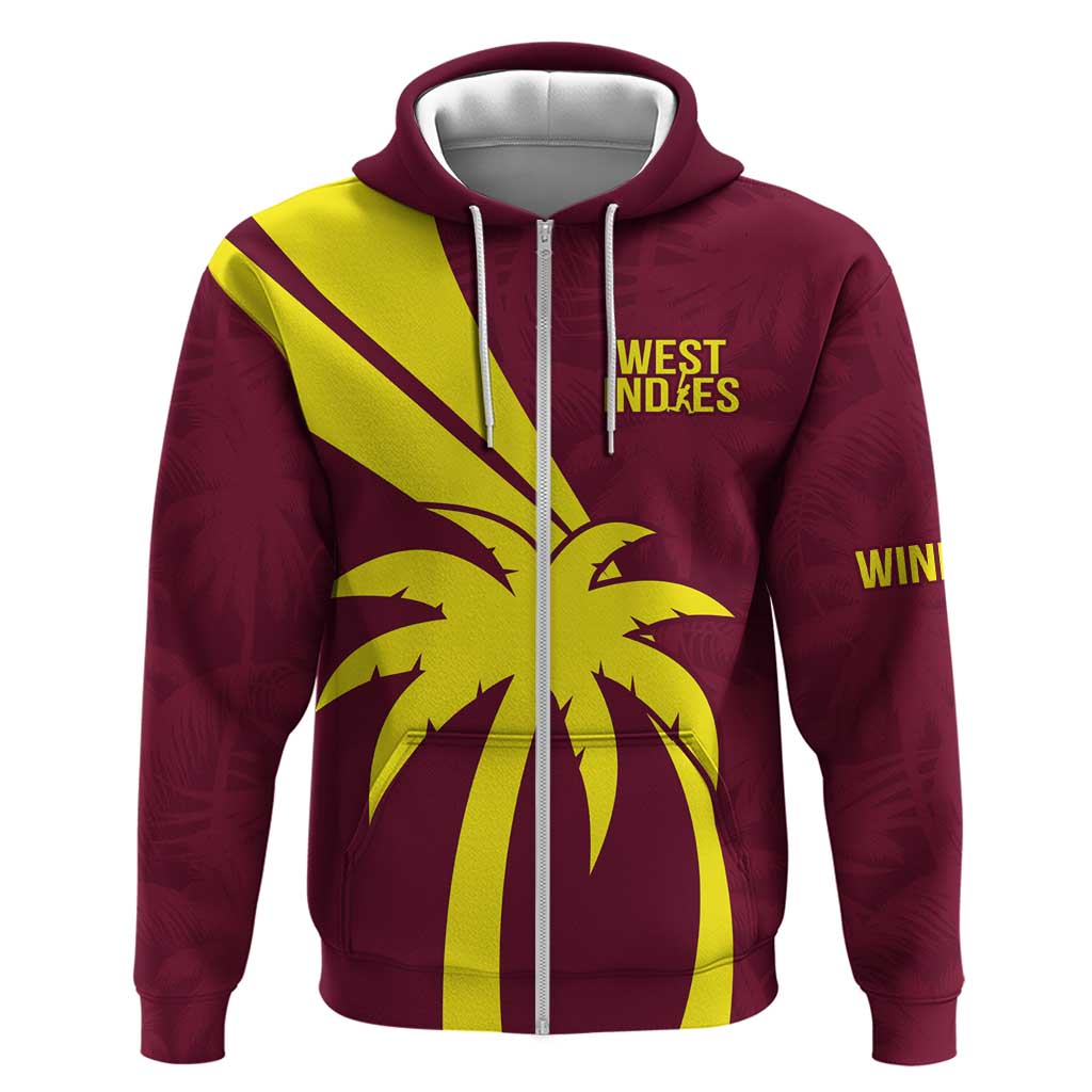 Custom West Indies Cricket Zip Hoodie Go Windies Sporty Version