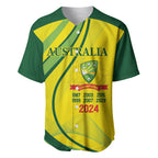 Australia Cricket World Cup 2024 Baseball Jersey Aussie Make Champions