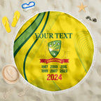 Australia Cricket World Cup 2024 Beach Blanket Aussie Make Champions