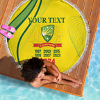 Australia Cricket World Cup 2024 Beach Blanket Aussie Make Champions
