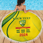 Australia Cricket World Cup 2024 Beach Blanket Aussie Make Champions