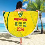Australia Cricket World Cup 2024 Beach Blanket Aussie Make Champions