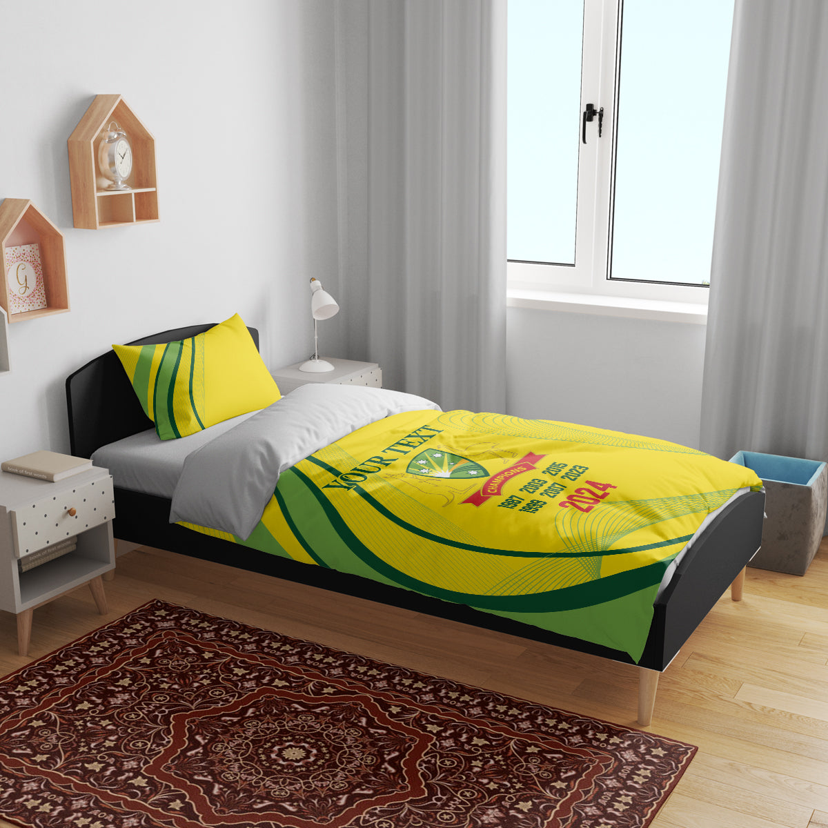 Australia Cricket World Cup 2024 Bedding Set Aussie Make Champions