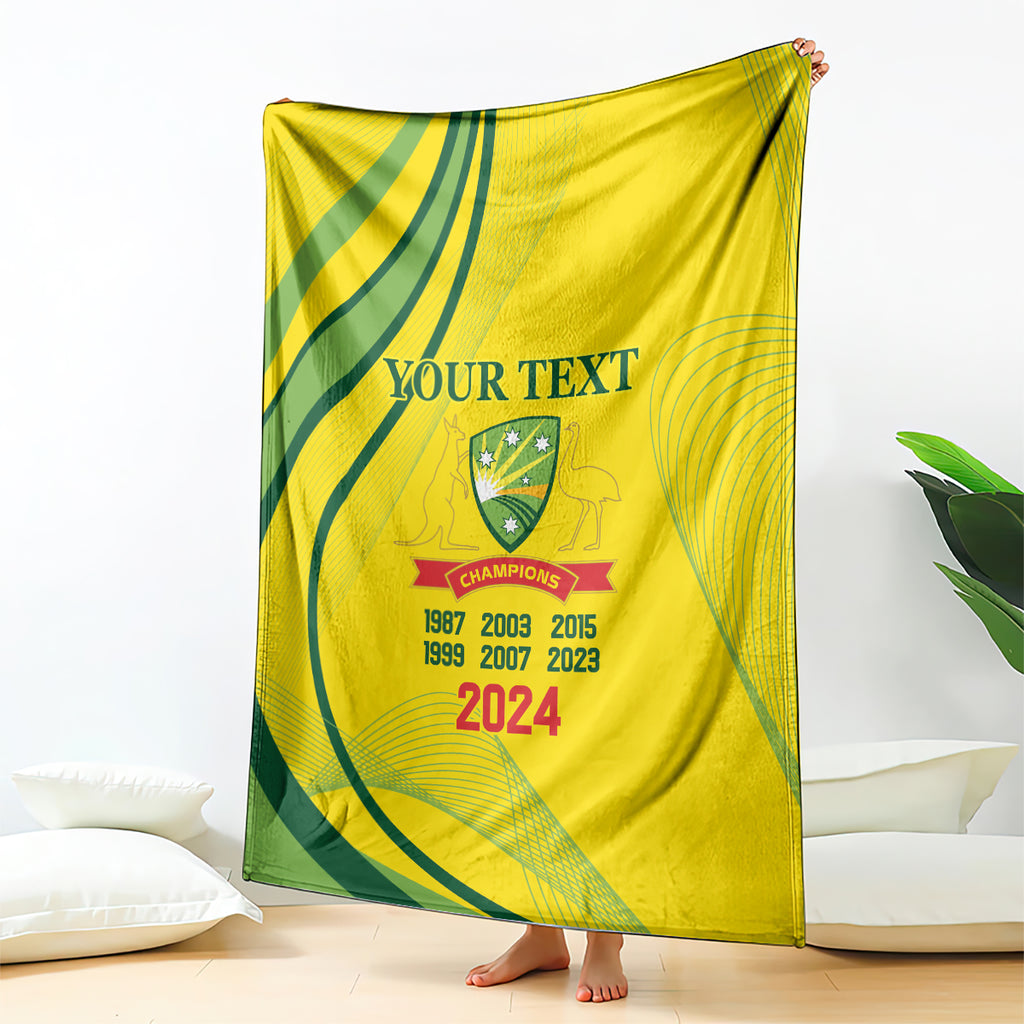 Australia Cricket World Cup 2024 Blanket Aussie Make Champions