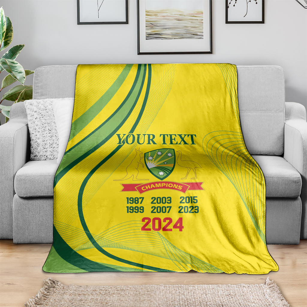 Australia Cricket World Cup 2024 Blanket Aussie Make Champions