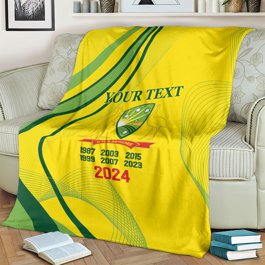 Australia Cricket World Cup 2024 Blanket Aussie Make Champions