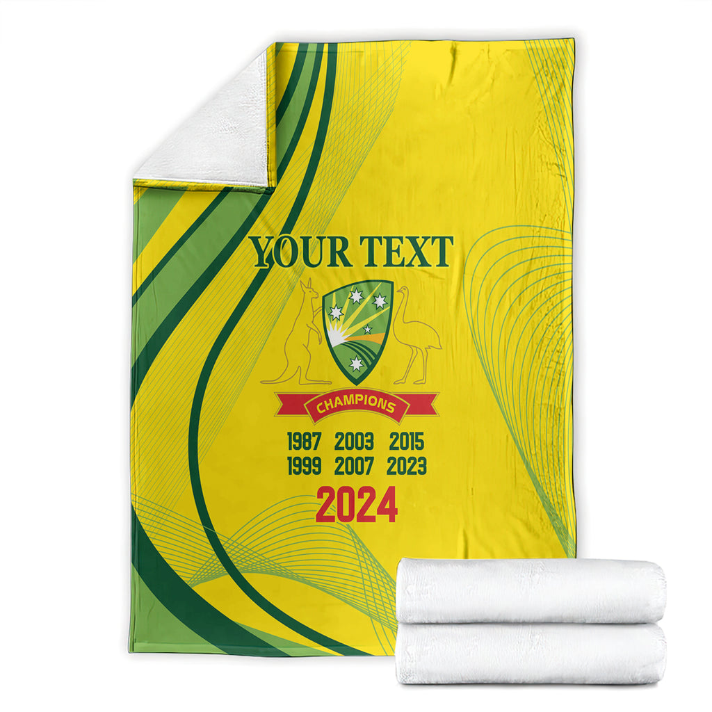 Australia Cricket World Cup 2024 Blanket Aussie Make Champions
