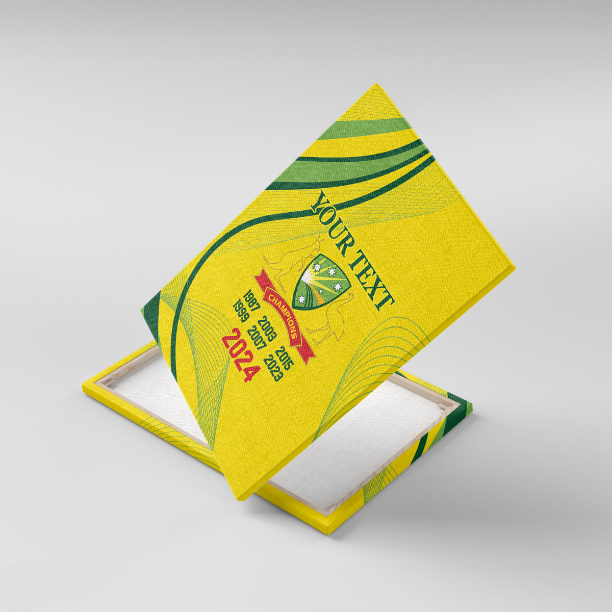 Australia Cricket World Cup 2024 Canvas Wall Art Aussie Make Champions