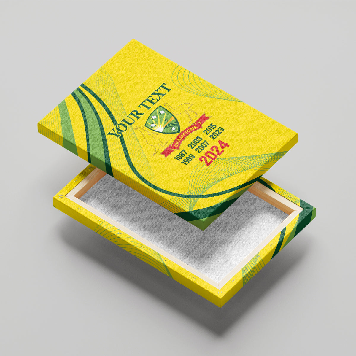 Australia Cricket World Cup 2024 Canvas Wall Art Aussie Make Champions