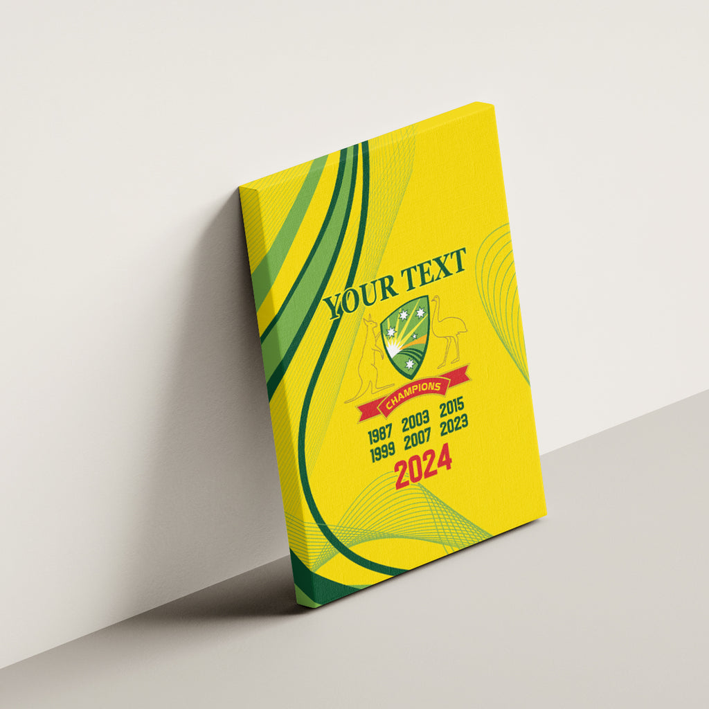 Australia Cricket World Cup 2024 Canvas Wall Art Aussie Make Champions