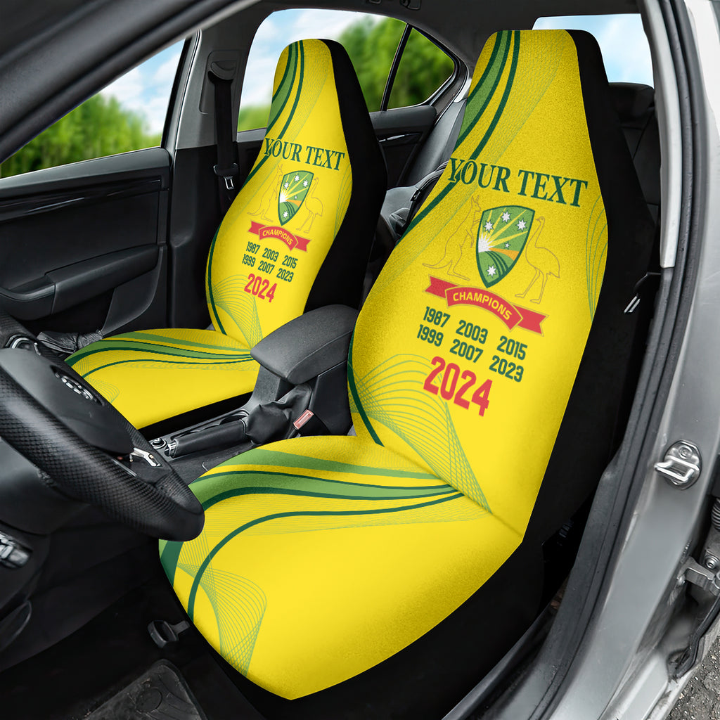 Australia Cricket World Cup 2024 Car Seat Cover Aussie Make Champions