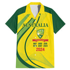 Australia Cricket World Cup 2024 Family Matching Mermaid Dress and Hawaiian Shirt Aussie Make Champions