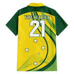 Australia Cricket World Cup 2024 Family Matching Tank Maxi Dress and Hawaiian Shirt Aussie Make Champions