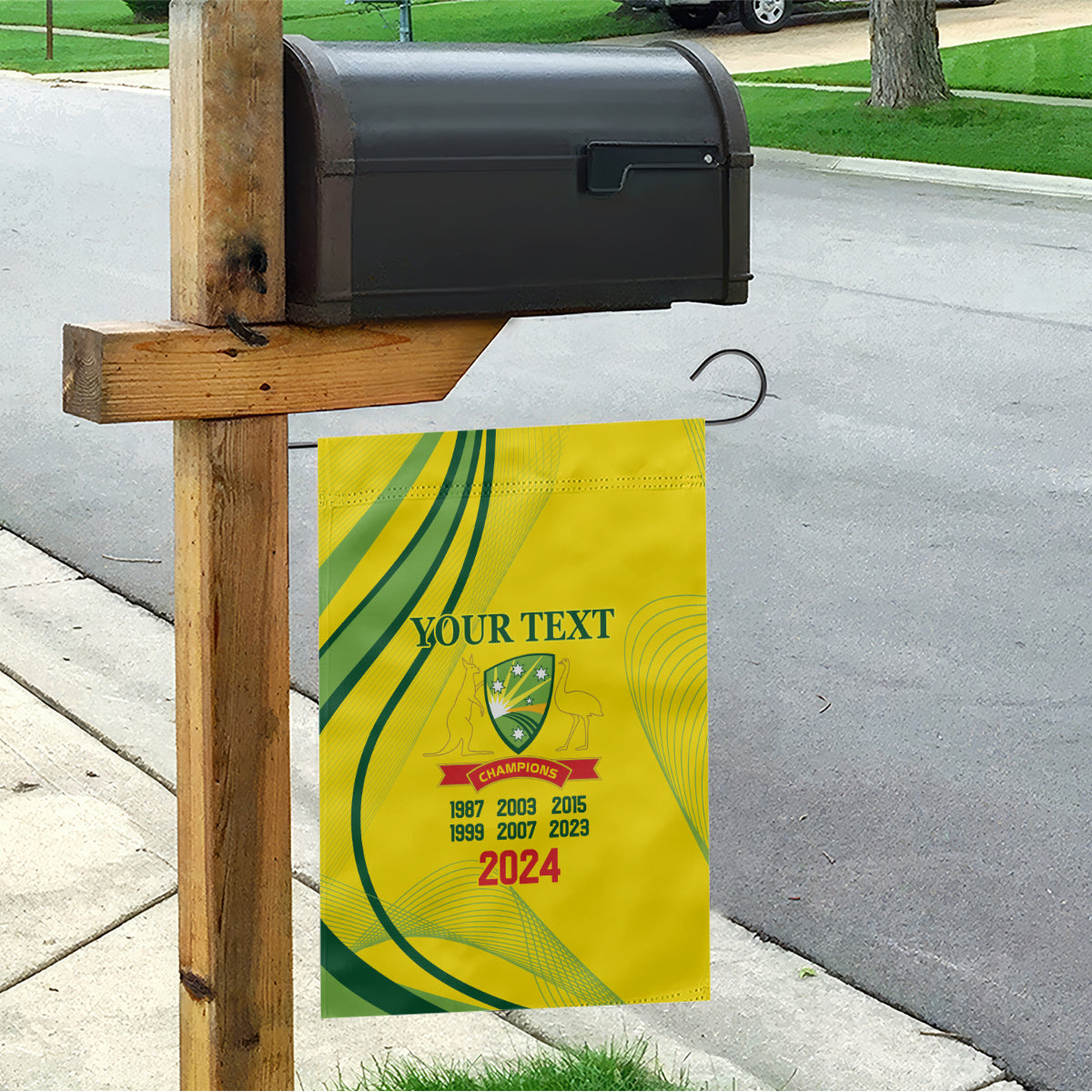 Australia Cricket World Cup 2024 Garden Flag Aussie Make Champions