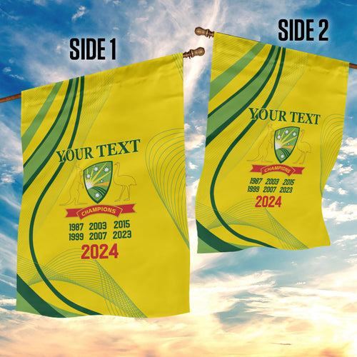 Australia Cricket World Cup 2024 Garden Flag Aussie Make Champions