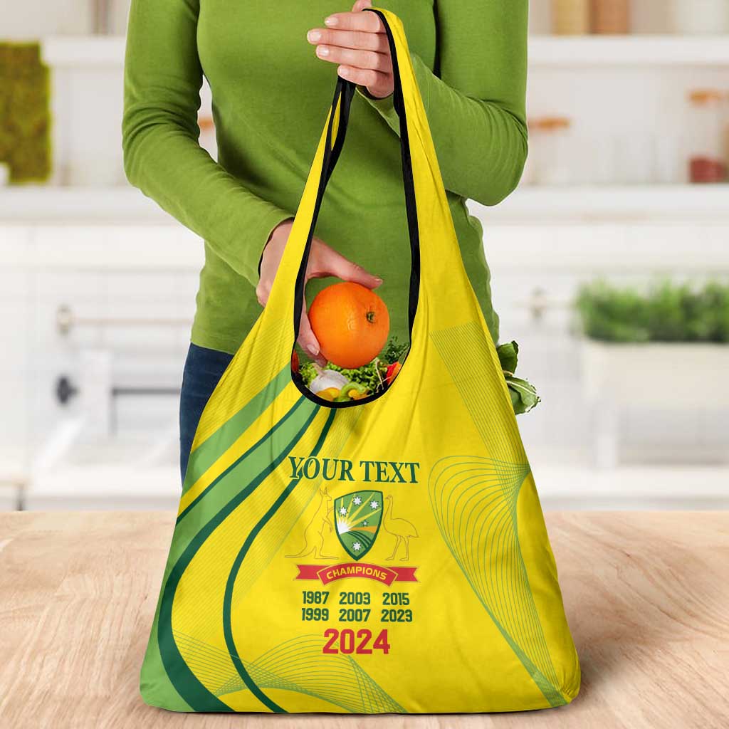 Australia Cricket World Cup 2024 Grocery Bag Aussie Make Champions