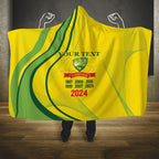 Australia Cricket World Cup 2024 Hooded Blanket Aussie Make Champions