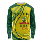 Australia Cricket World Cup 2024 Long Sleeve Shirt Aussie Make Champions