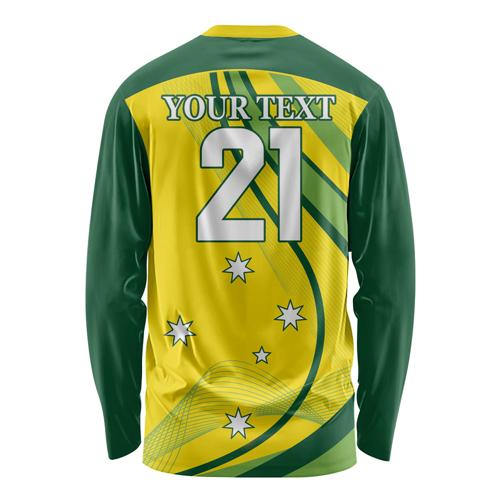 Australia Cricket World Cup 2024 Long Sleeve Shirt Aussie Make Champions