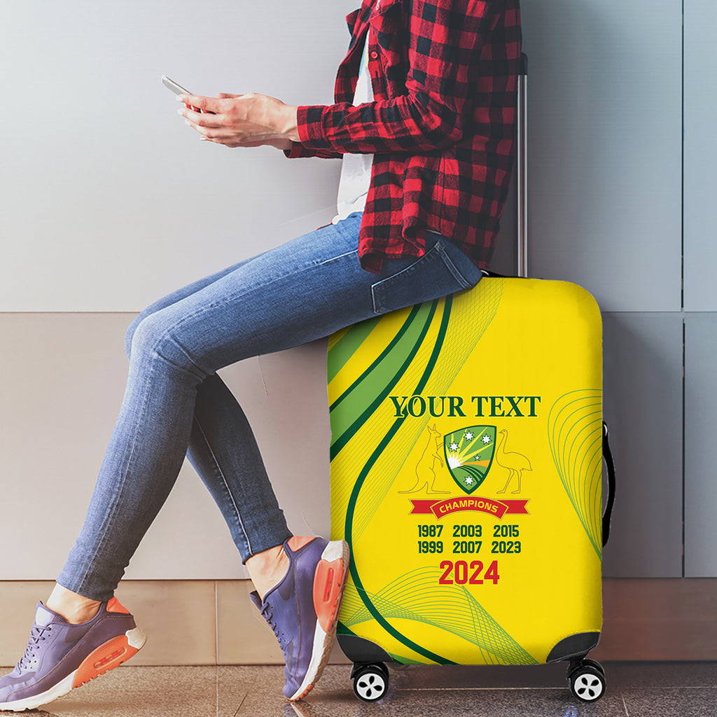 Australia Cricket World Cup 2024 Luggage Cover Aussie Make Champions