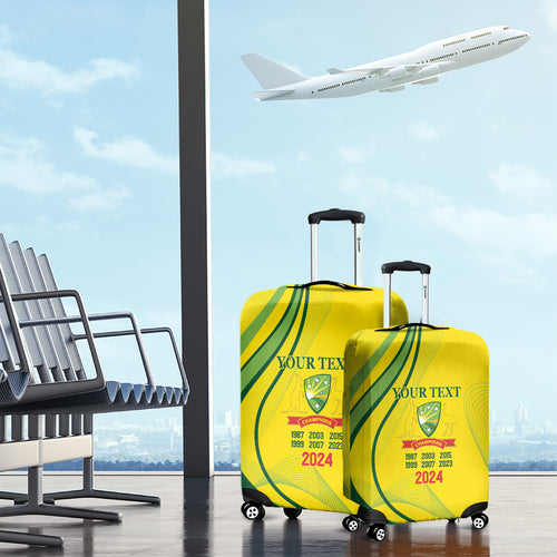 Australia Cricket World Cup 2024 Luggage Cover Aussie Make Champions