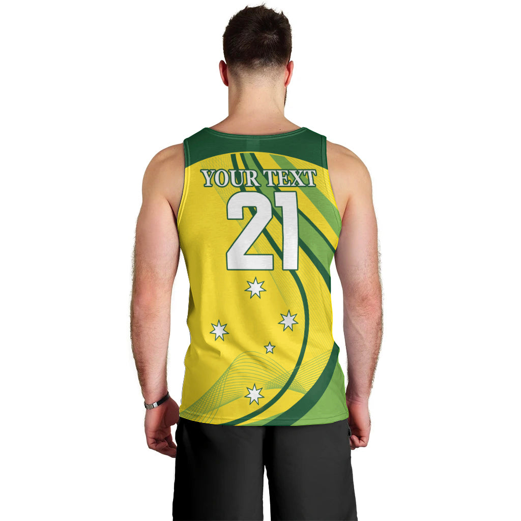Australia Cricket World Cup 2024 Men Tank Top Aussie Make Champions