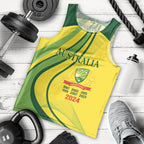 Australia Cricket World Cup 2024 Men Tank Top Aussie Make Champions