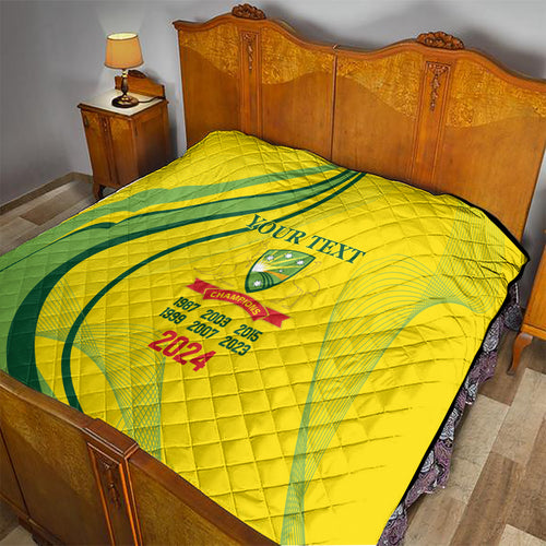 Australia Cricket World Cup 2024 Quilt Aussie Make Champions