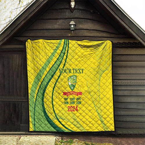 Australia Cricket World Cup 2024 Quilt Aussie Make Champions