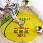 Australia Cricket World Cup 2024 Round Carpet Aussie Make Champions