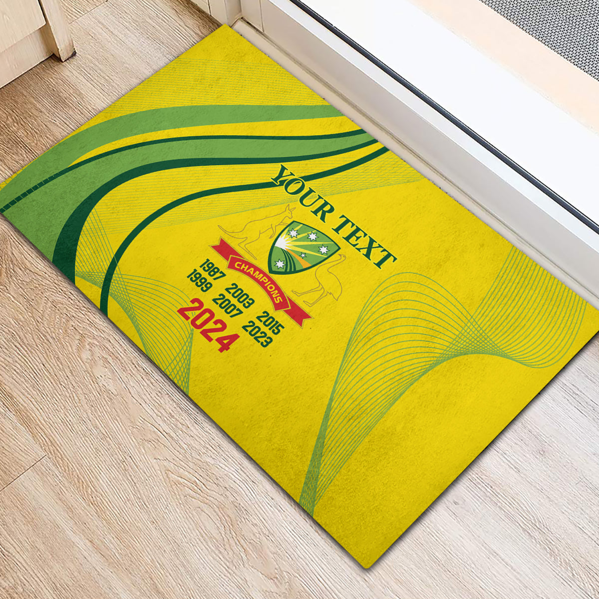 Australia Cricket World Cup 2024 Rubber Doormat Aussie Make Champions