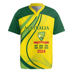 Australia Cricket World Cup 2024 Rugby Jersey Aussie Make Champions